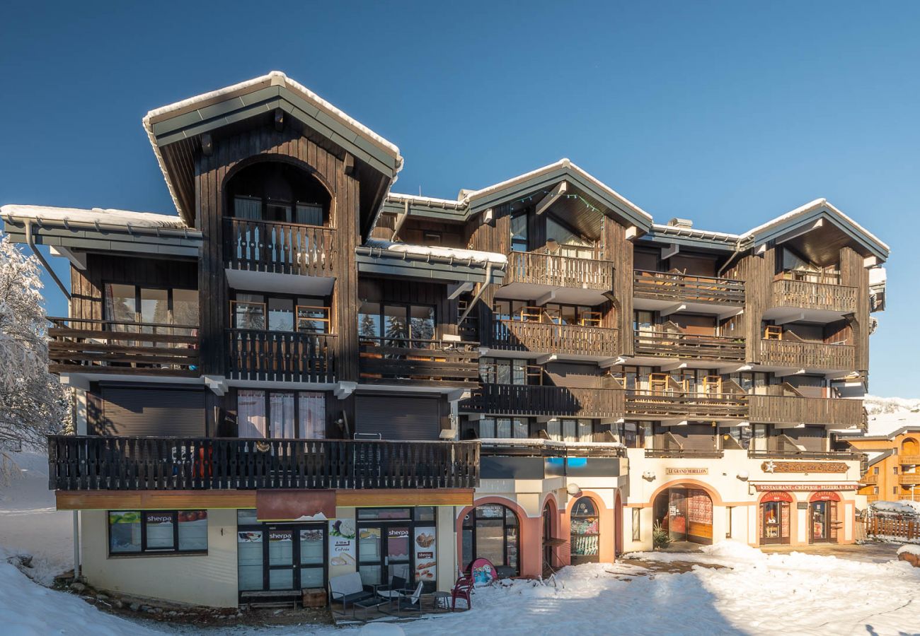 Appartement à Morillon - Appt moderne 5 pers, balcon vue pistes