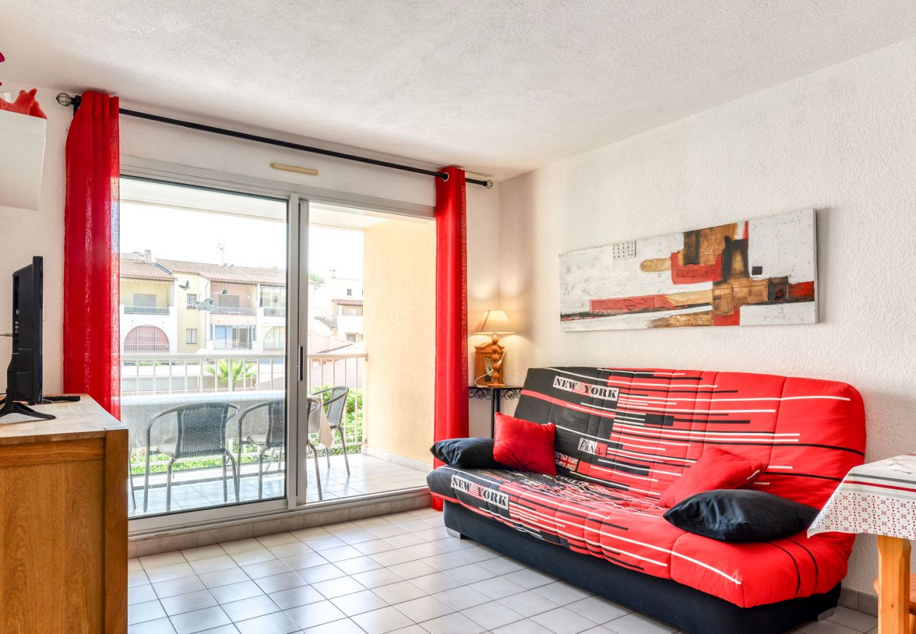 Appartement à Agde - Appt moderne 4 pers, loggia équipée, piscine