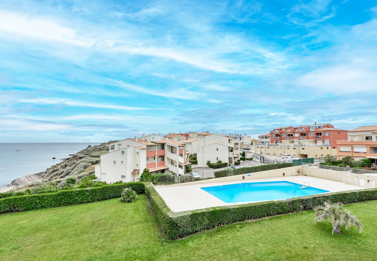 Studio à Agde - Studio vue mer 5 pers, loggia, plage à 100m