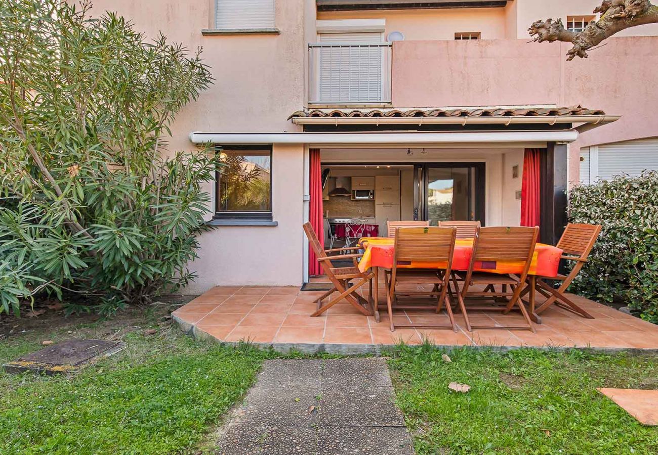 Appartement à Agde - Appt 5 pers, terrasse avec jardin, piscine