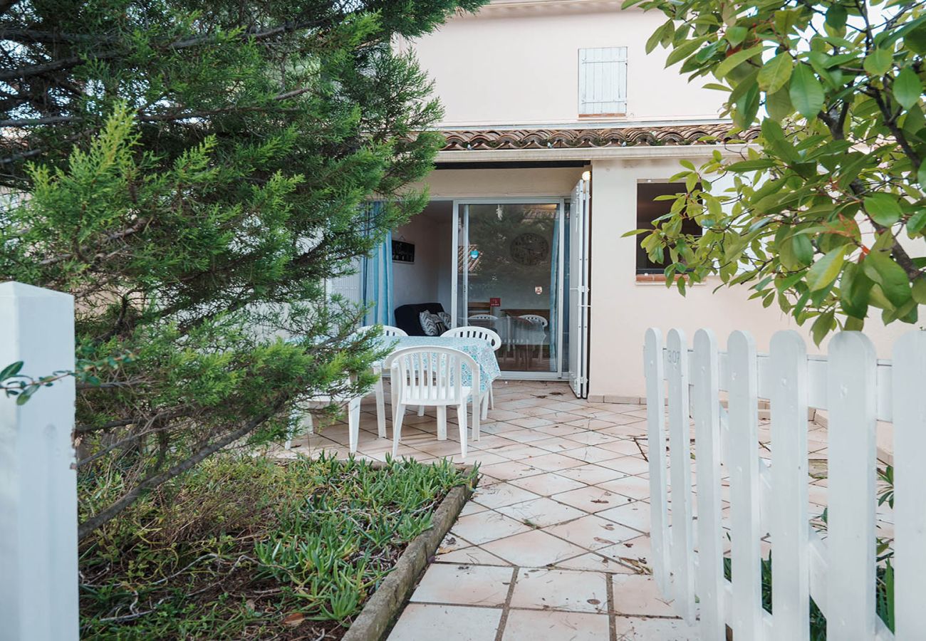 Appartement à Agde - Appt lumineux 5 pers, grande terrasse, parking