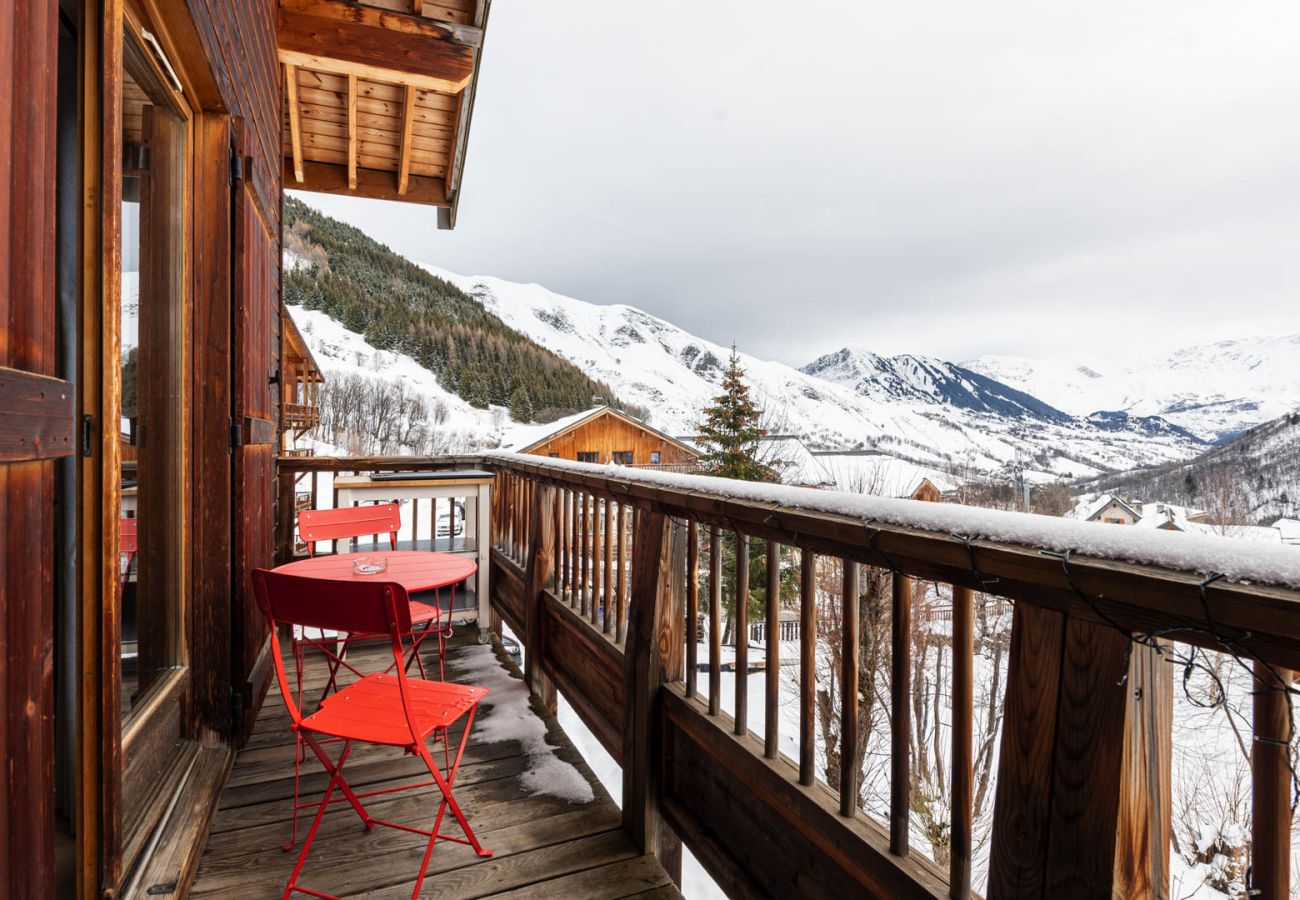 Appartement à Saint-Sorlin-d´Arves - Appt confort 8 pers, vue montagne, piscine