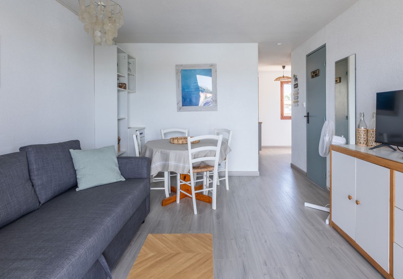 Appartement à Agde - Appt 6 pers vue lagon, balcon, piscine, parking