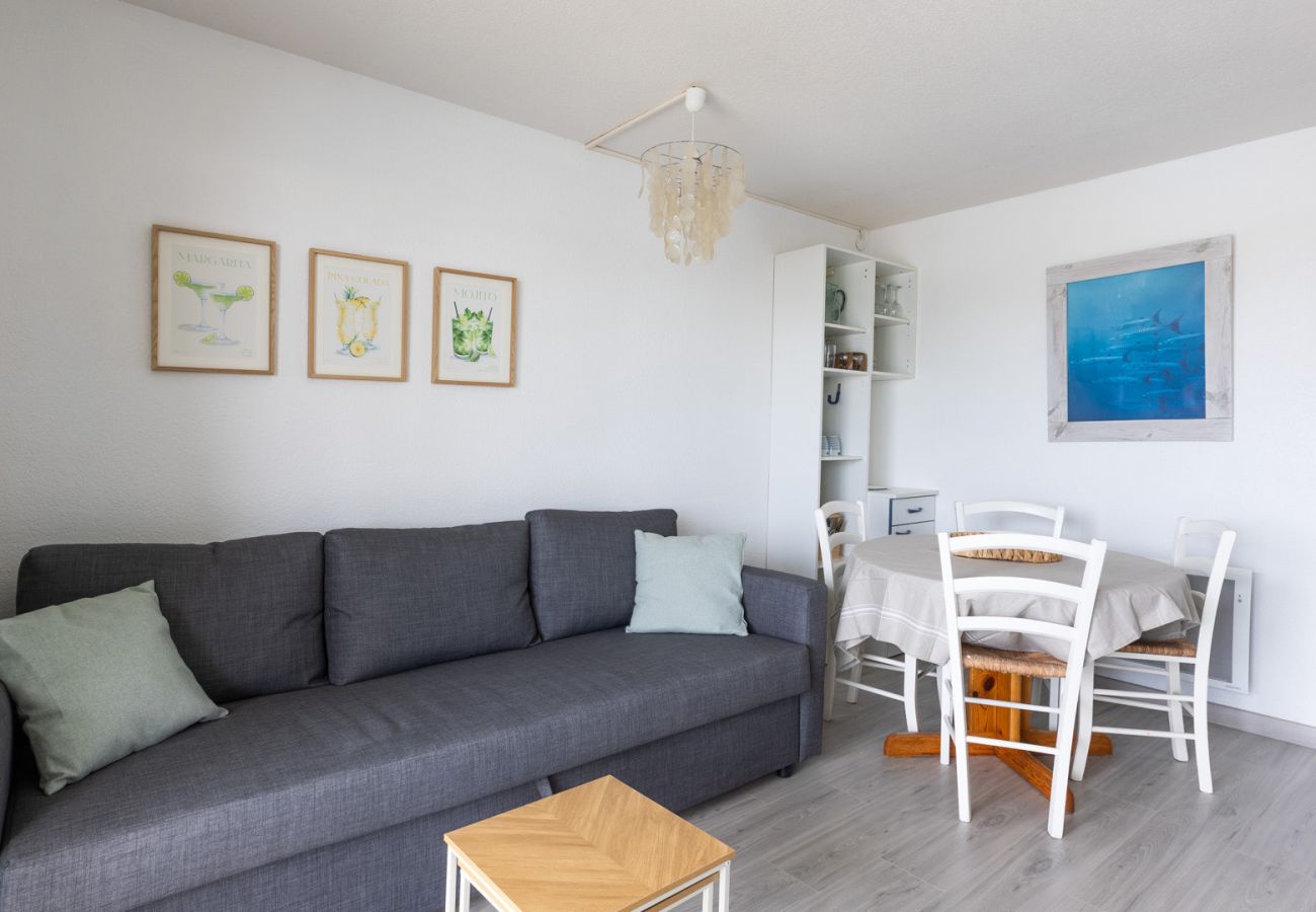 Appartement à Agde - Appt 6 pers vue lagon, balcon, piscine, parking