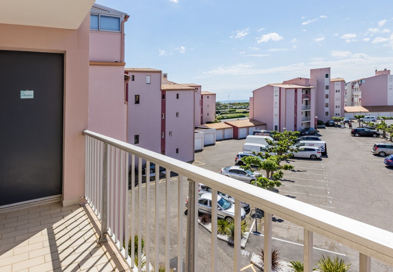 Appartement à Agde - Appt 6 pers vue lagon, balcon, piscine, parking