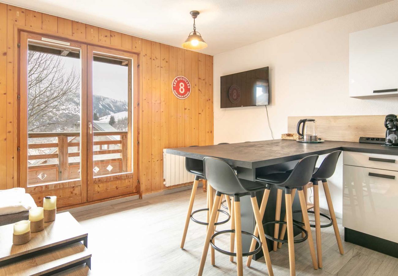 Appartement à Saint-Sorlin-d´Arves - Appt moderne 4 pers avec balcon, près des pistes