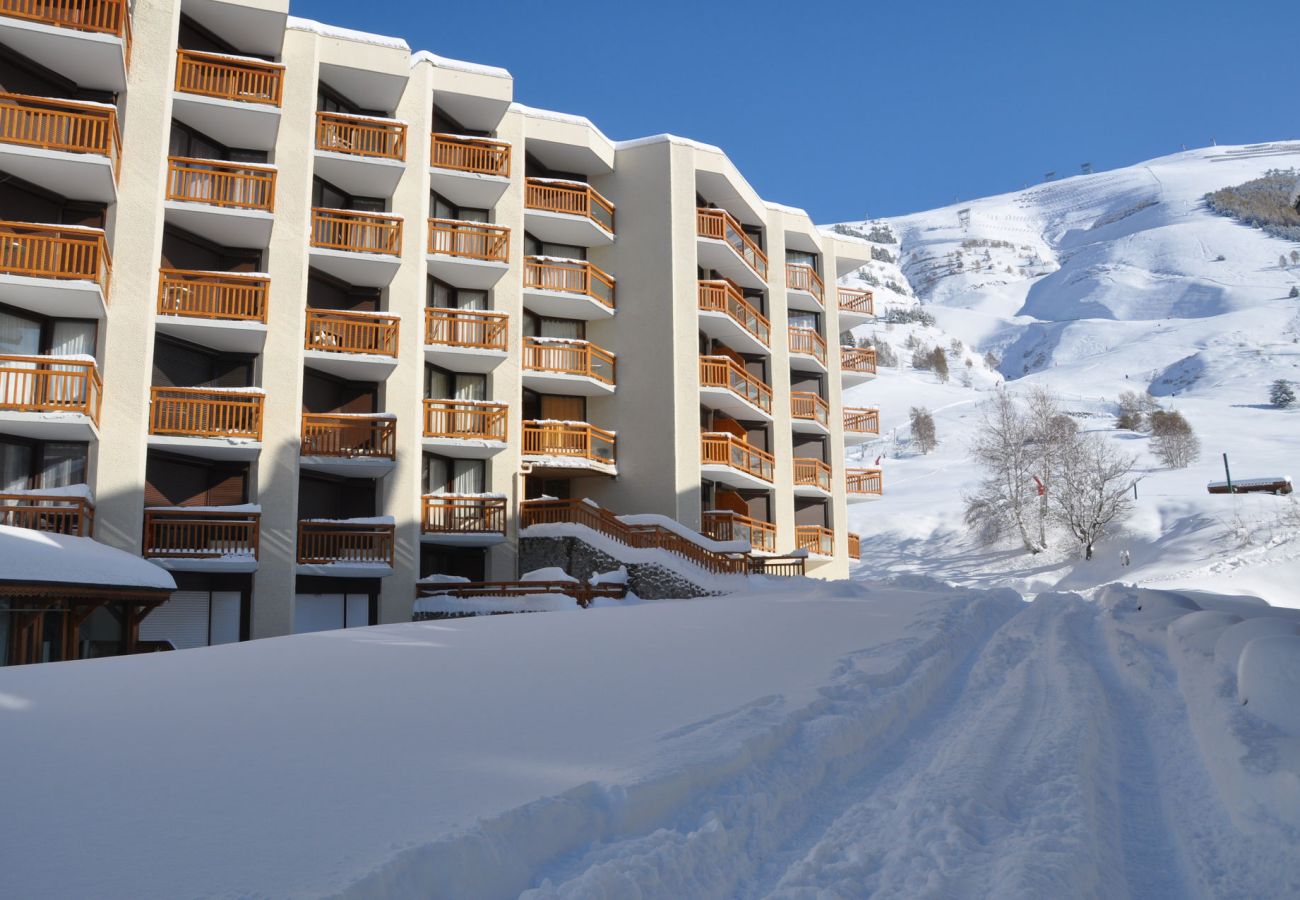 Appartement à Les Deux Alpes - Appt chaleureux 4/6 pers, balcon exposé sud