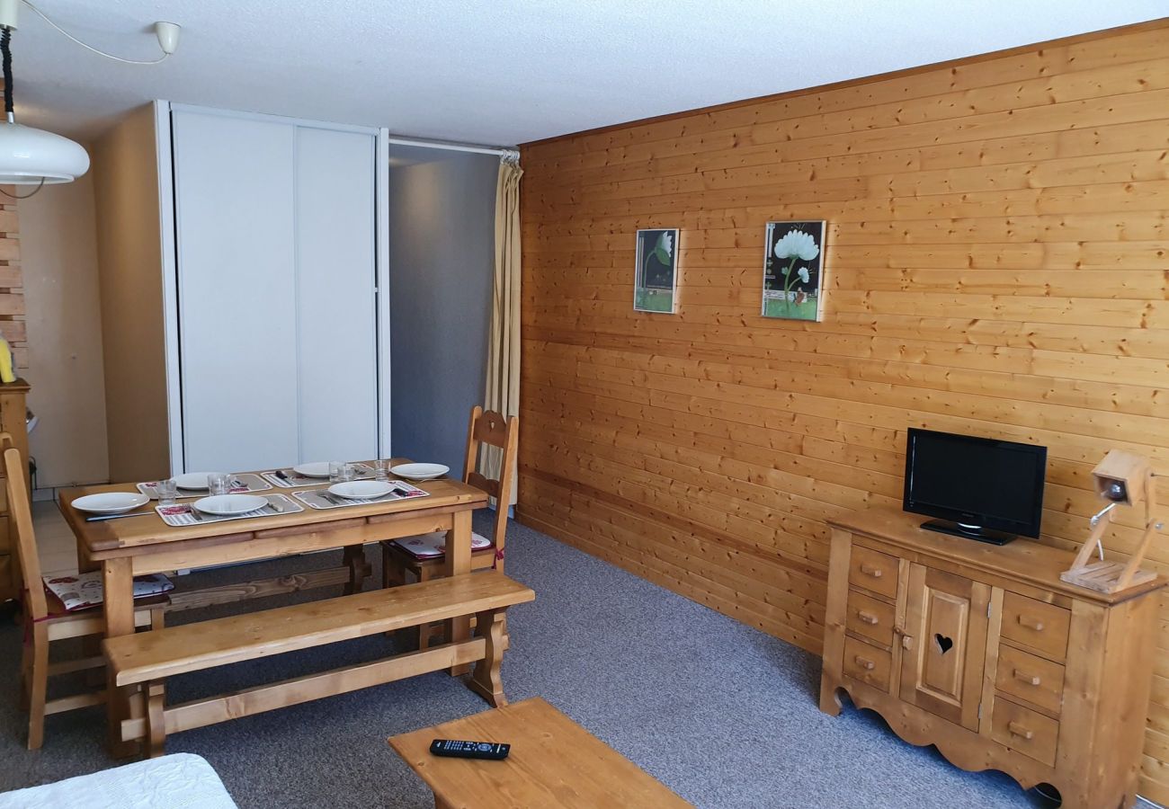 Appartement à Les Deux Alpes - Appt chaleureux 4/6 pers, balcon exposé sud