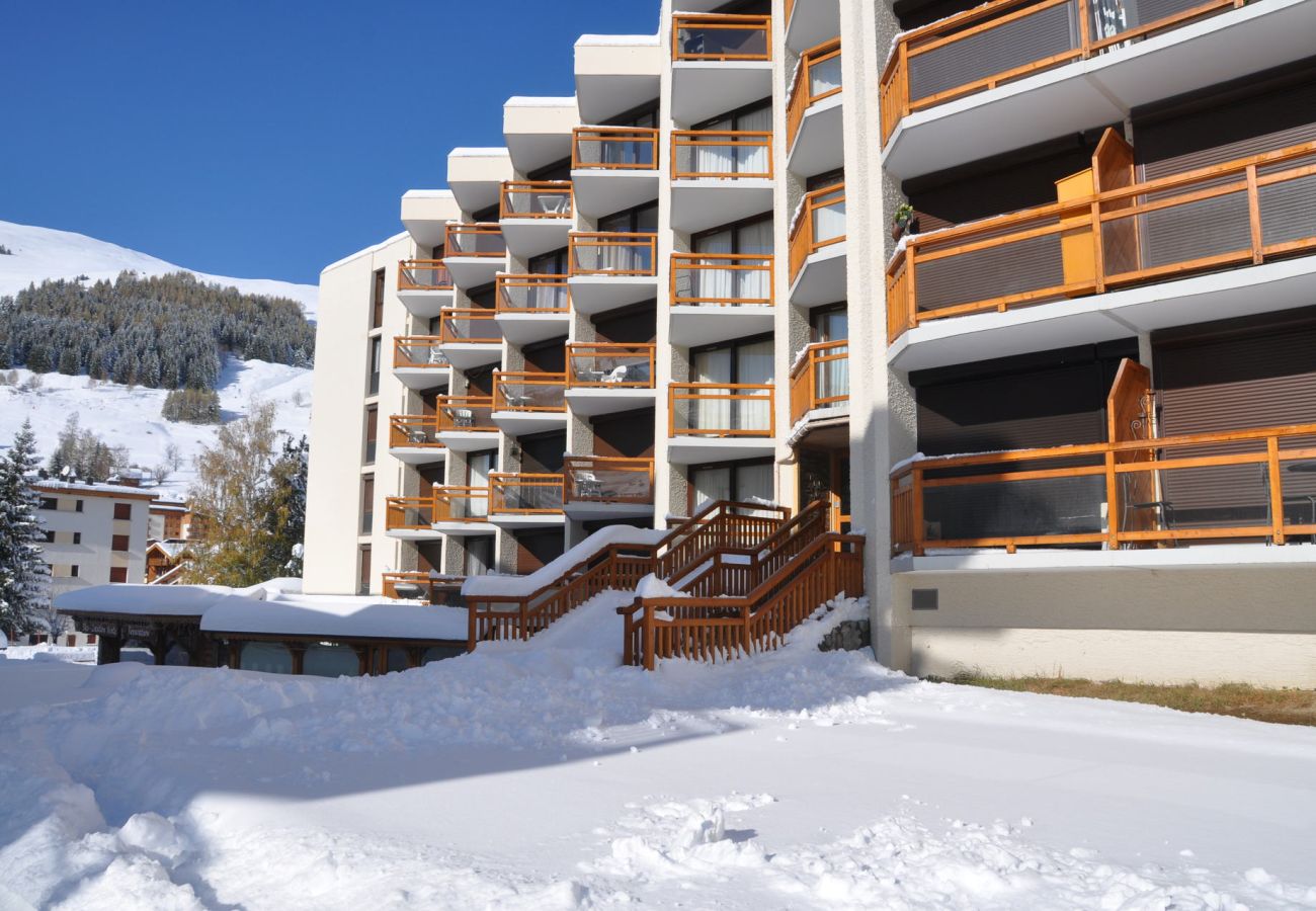 Appartement à Les Deux Alpes - Appt chaleureux 4/6 pers, balcon exposé sud