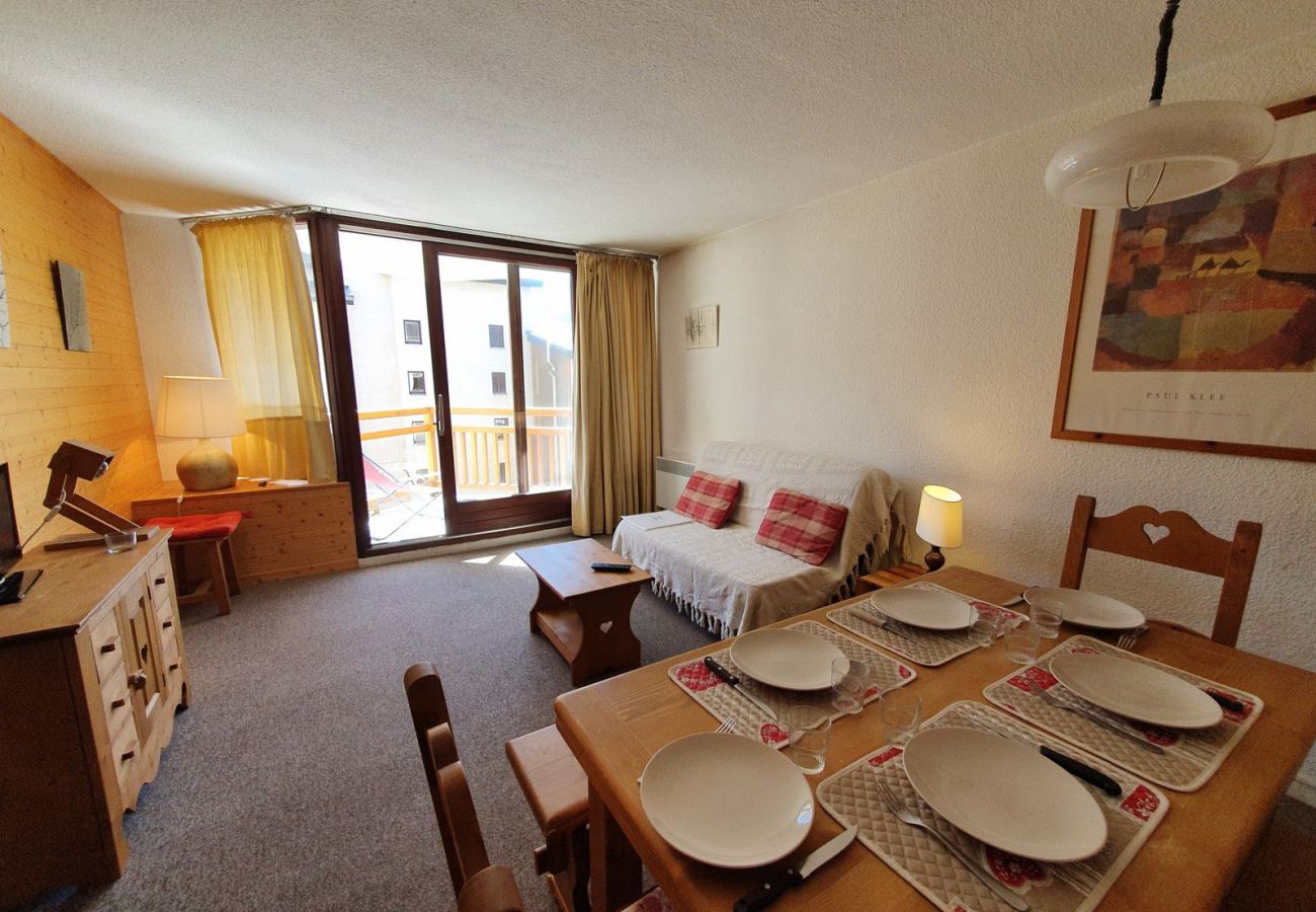 Appartement à Les Deux Alpes - Appt chaleureux 4/6 pers, balcon exposé sud