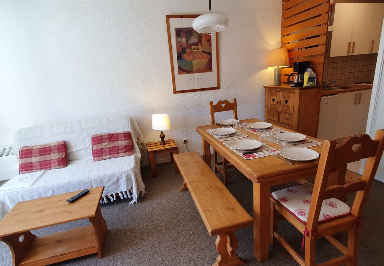 Appartement à Les Deux Alpes - Appt chaleureux 4/6 pers, balcon exposé sud