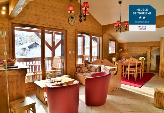 Appartement à Les Deux Alpes - Appt en montagne 6 pers, balcon, près des pistes