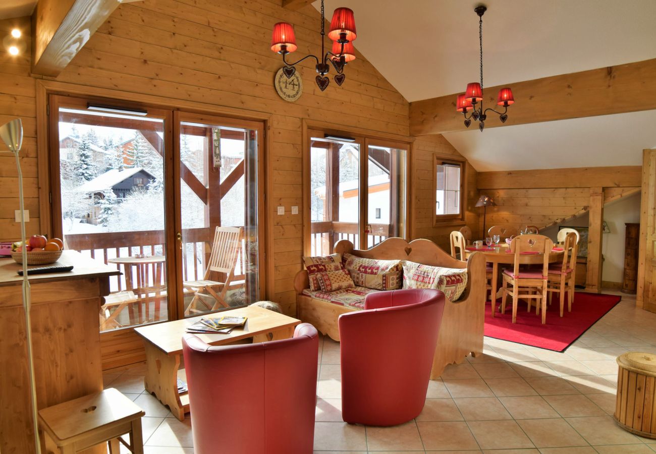 Appartement à Les Deux Alpes - Appt en montagne 6 pers, balcon, près des pistes