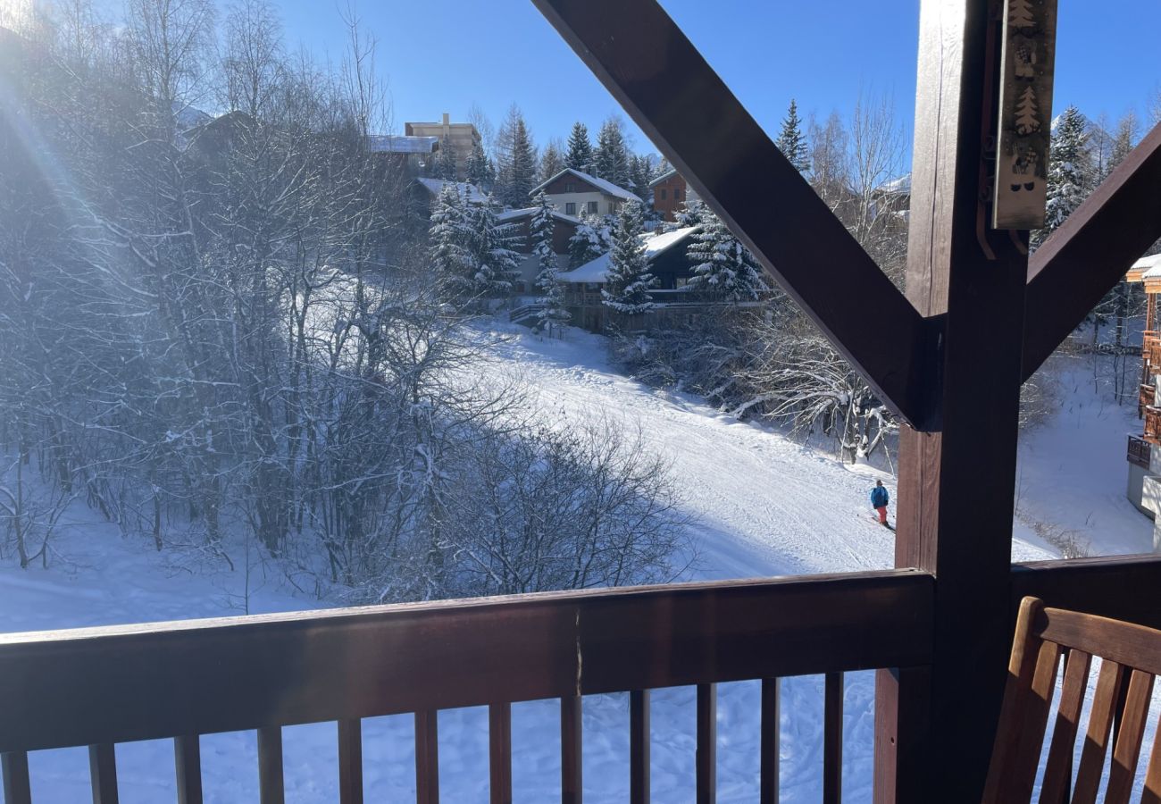 Appartement à Les Deux Alpes - Appt en montagne 6 pers, balcon, près des pistes