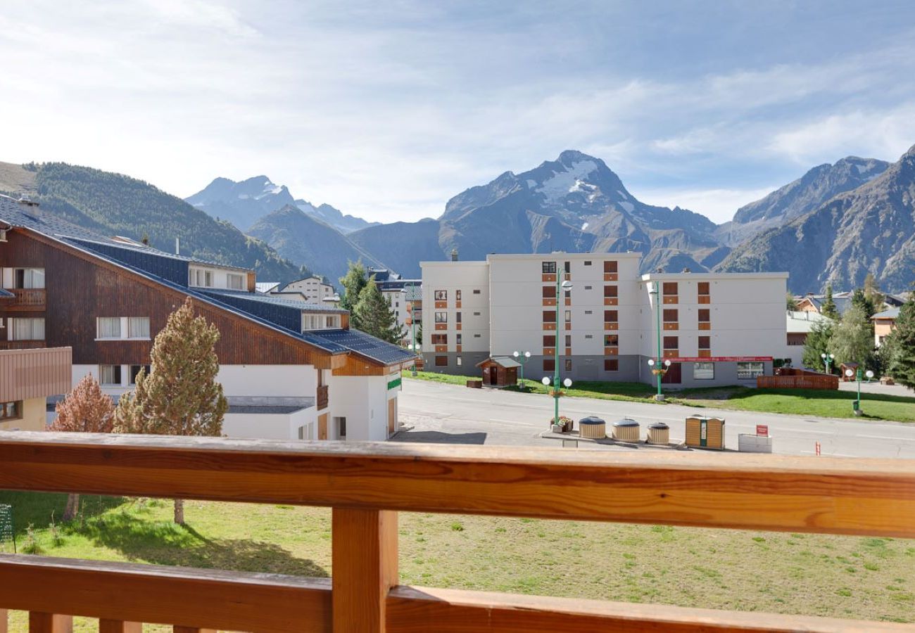 Studio à Les Deux Alpes - Studio proche des pistes 4 pers avec balcon