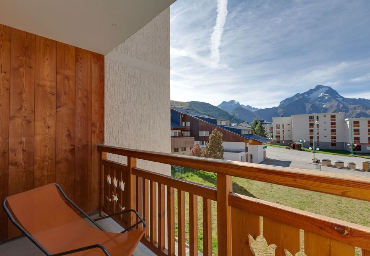 Studio à Les Deux Alpes - Studio proche des pistes 4 pers avec balcon