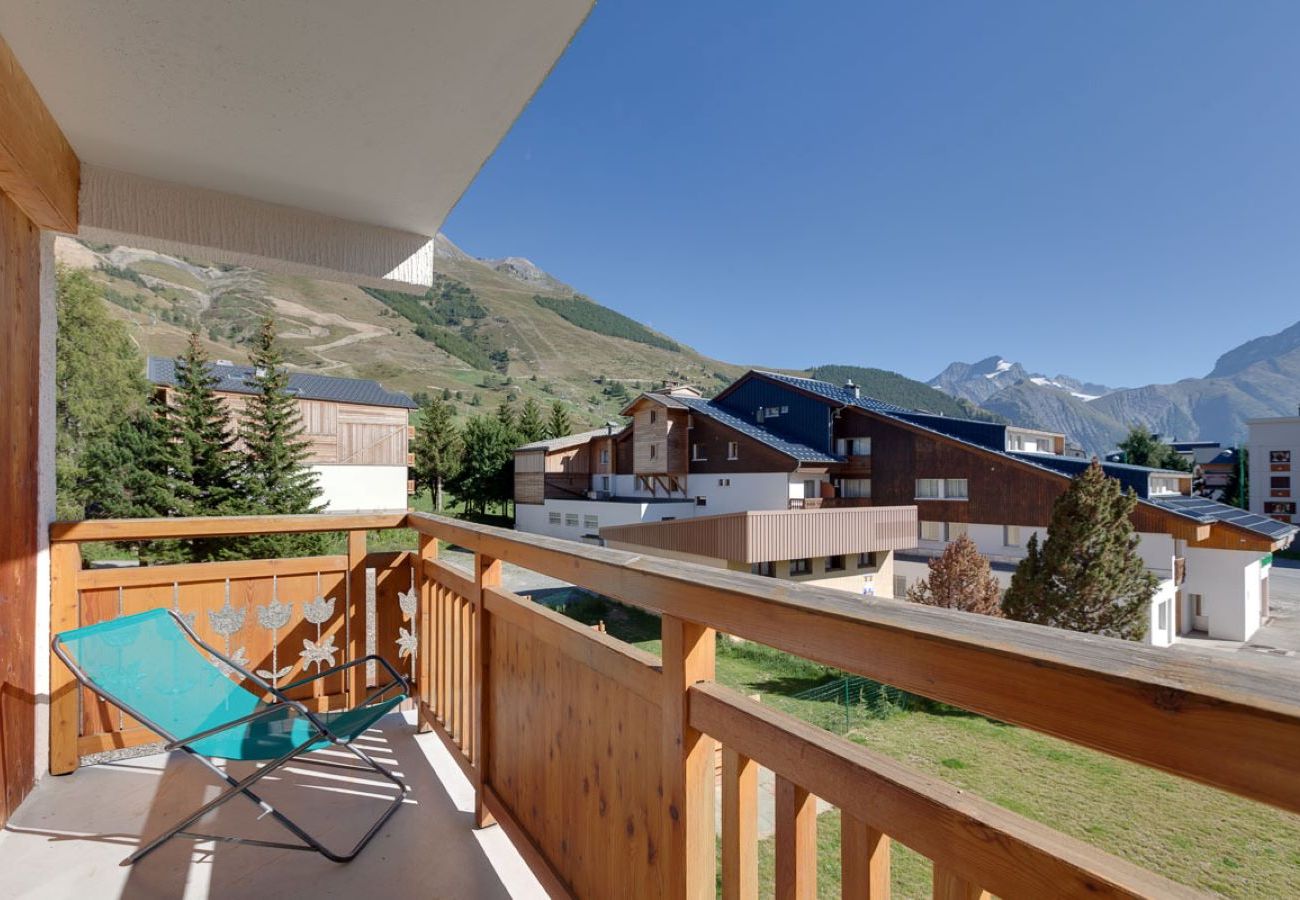 Appartement à Les Deux Alpes - Appt montagne 4/6 pers, balcon expo sud