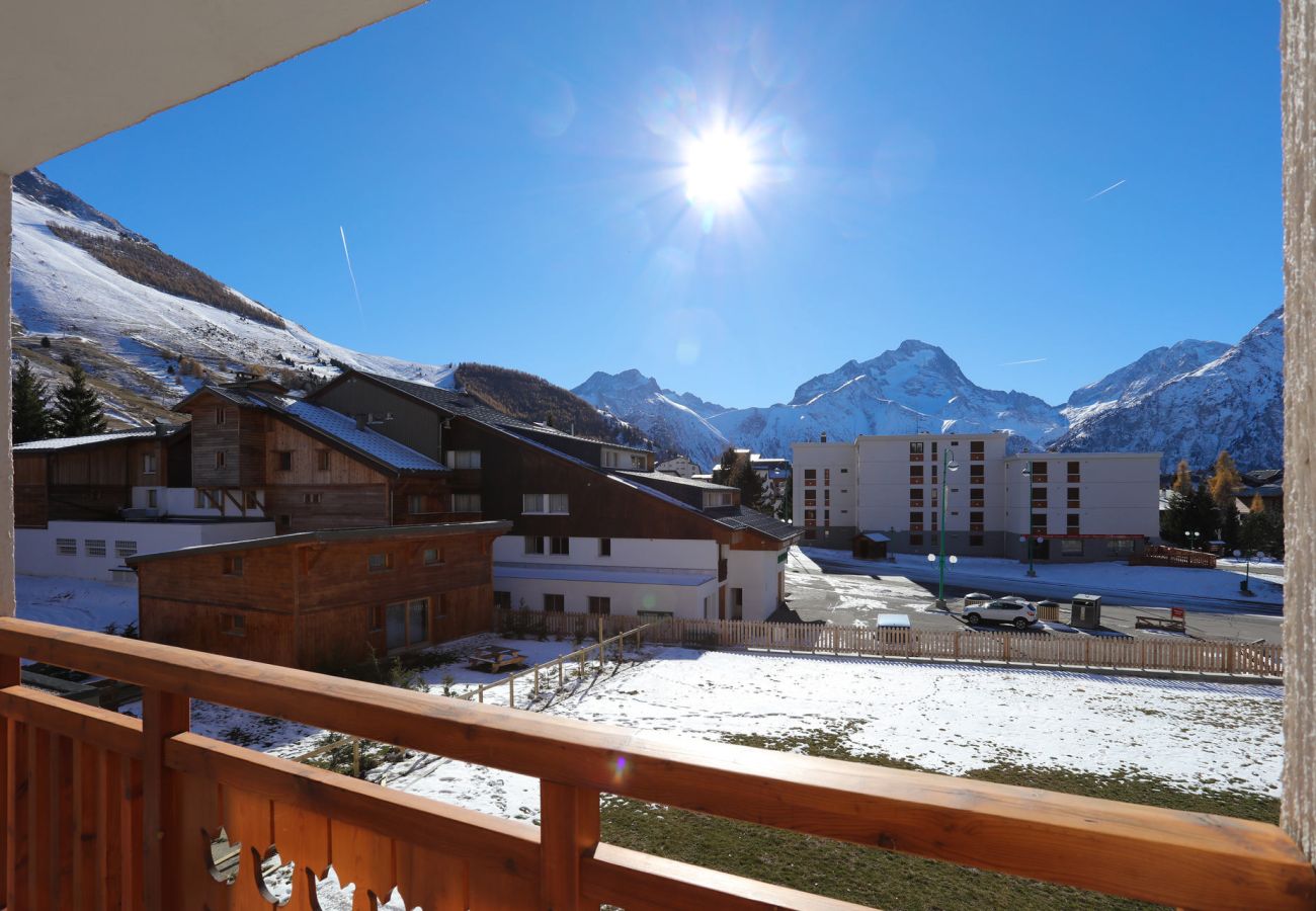 Appartement à Les Deux Alpes - Appt montagne 4/6 pers, balcon expo sud