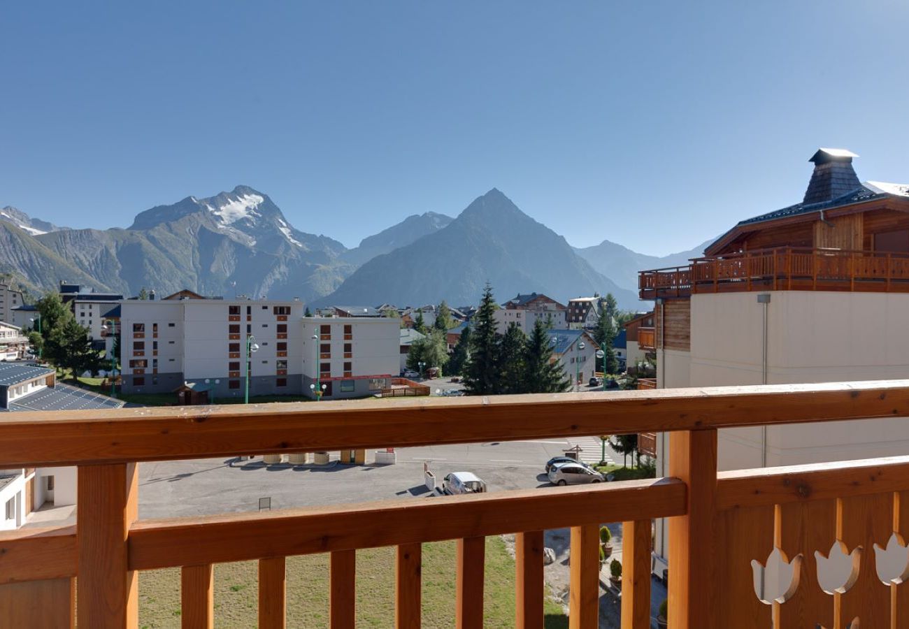 Studio à Les Deux Alpes - Studio lumineux 4 pers, expo sud, vue montagne