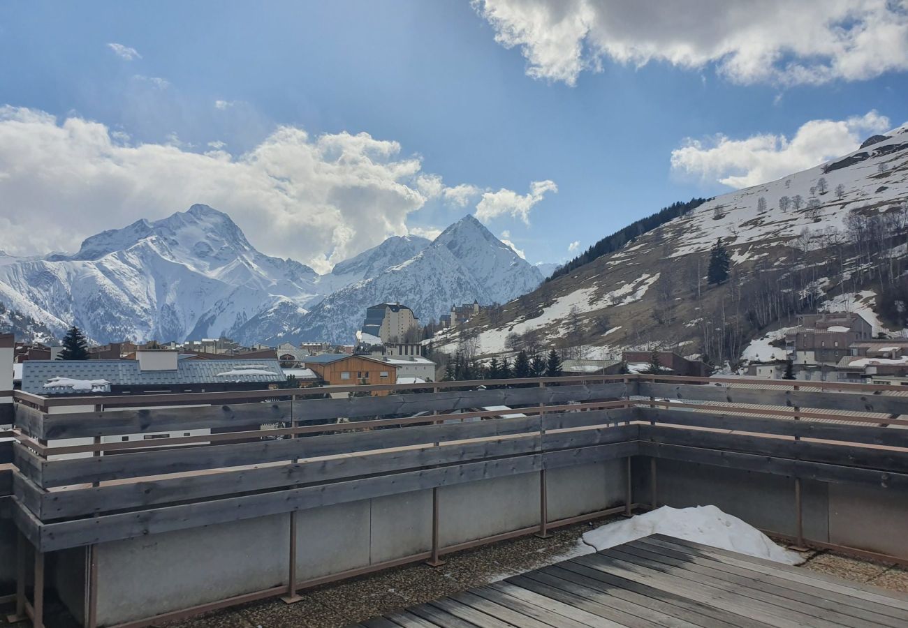 Studio à Les Deux Alpes - Studio 4 pers, balcon proche des pistes 