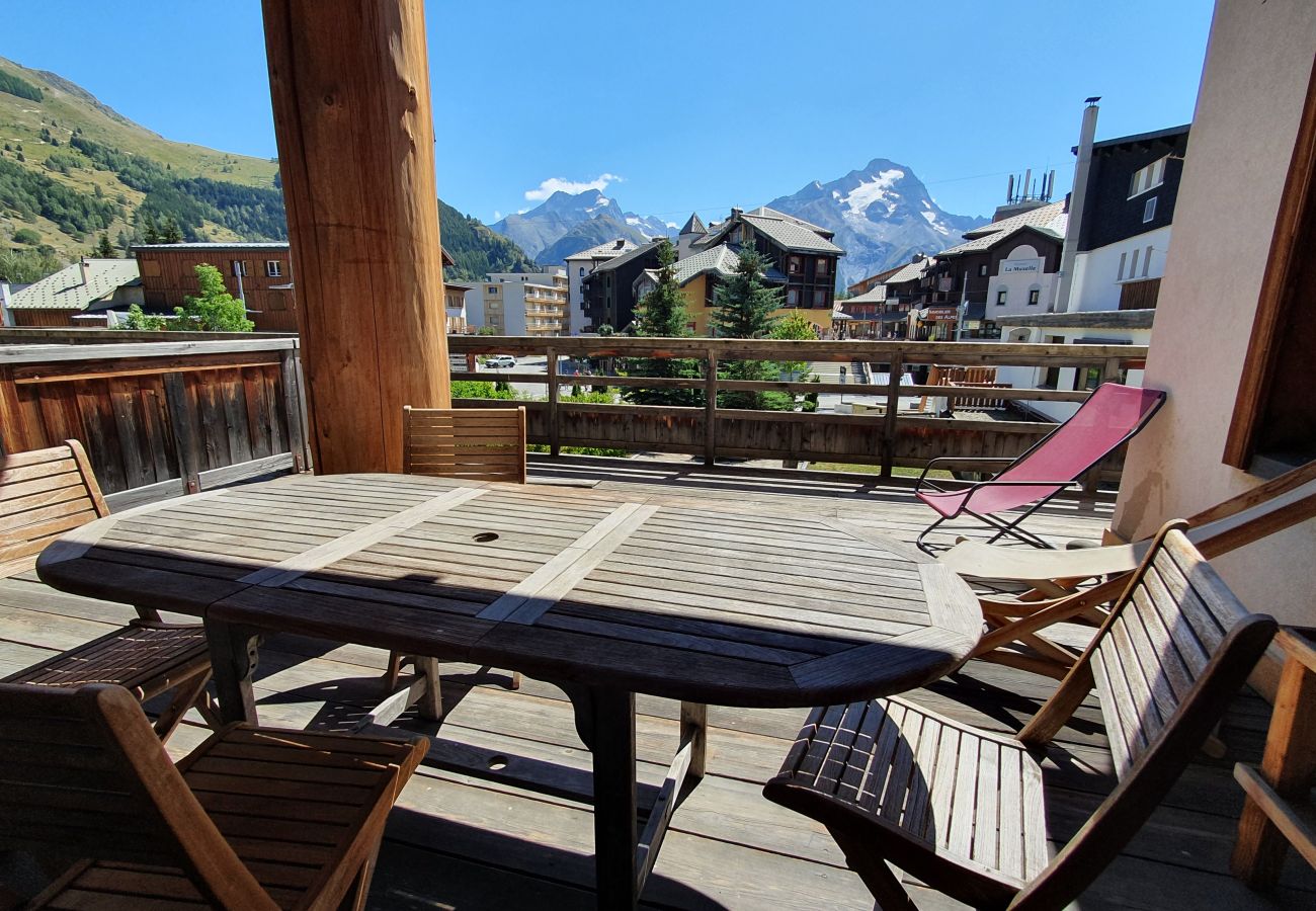 Appartement à Les Deux Alpes - Appt confort 8 pers terrasse expo sud