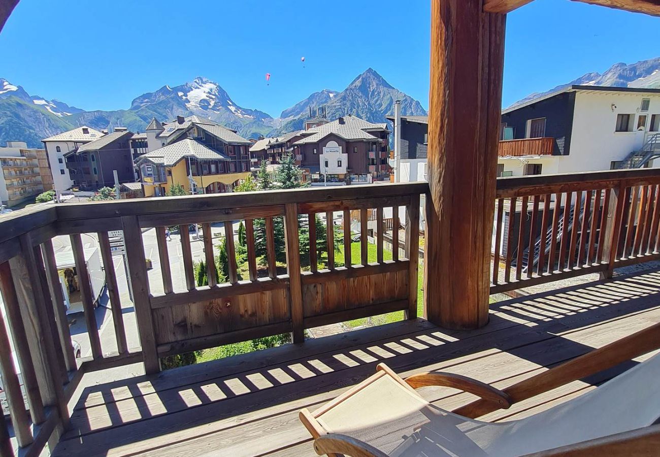 Appartement à Les Deux Alpes - Appt 8 pers, terrasse  vue montagne