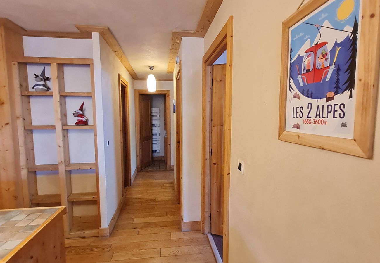 Appartement à Les Deux Alpes - Appt 8 pers, terrasse  vue montagne