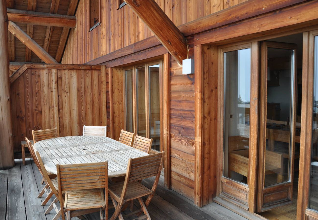 Appartement à Les Deux Alpes - Appt spacieux 10 pers, terrasse expo sud