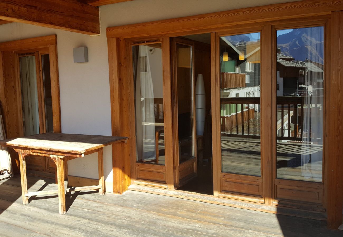 Appartement à Les Deux Alpes - Appt lumineux 4 pers, balcon vue montagne