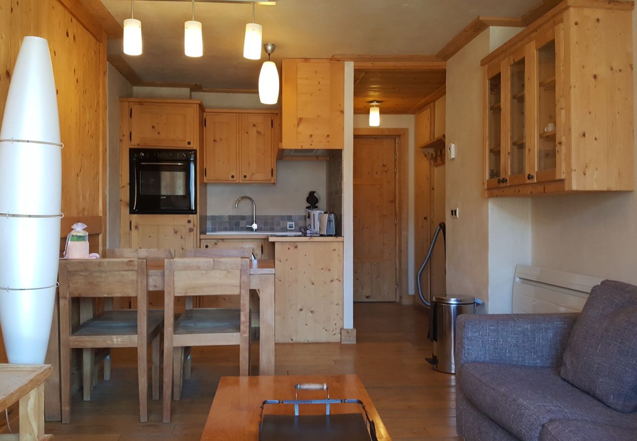 Appartement à Les Deux Alpes - Appt lumineux 4 pers, balcon vue montagne