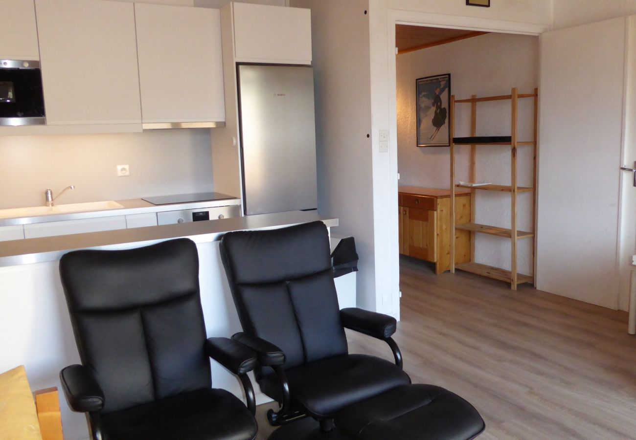 Appartement à Les Deux Alpes - Appart vue montagne 4/6 pers, télésiège à 50m