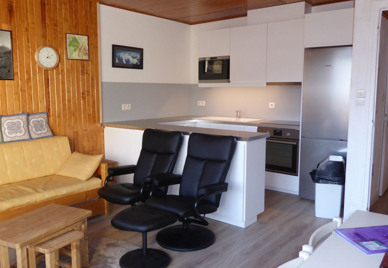 Appartement à Les Deux Alpes - Appart vue montagne 4/6 pers, télésiège à 50m