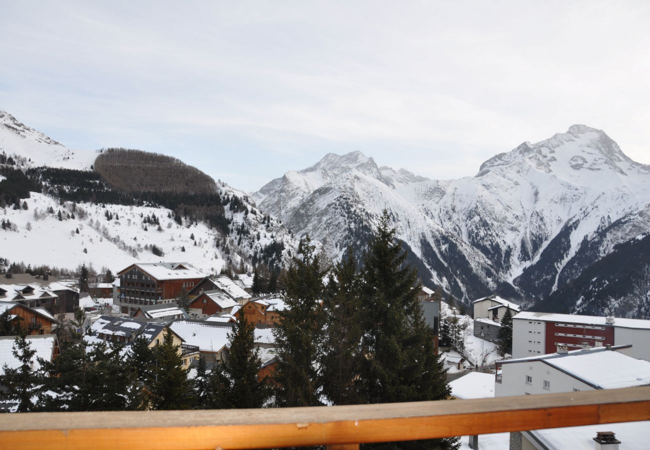 Appartement à Les Deux Alpes - Appart vue montagne 4/6 pers, télésiège à 50m