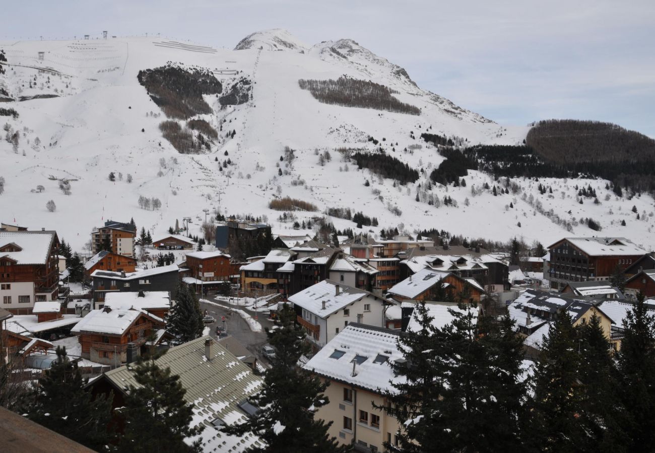 Appartement à Les Deux Alpes - Appart vue montagne 4/6 pers, télésiège à 50m