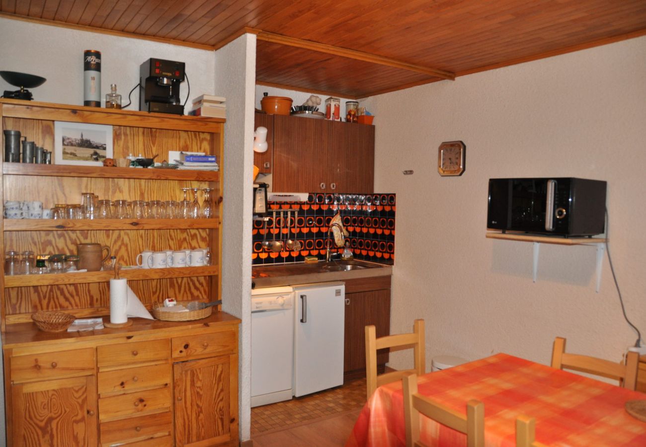 Appartement à Les Deux Alpes - Appt proche des pistes, 4/6 pers, balcon expo sud