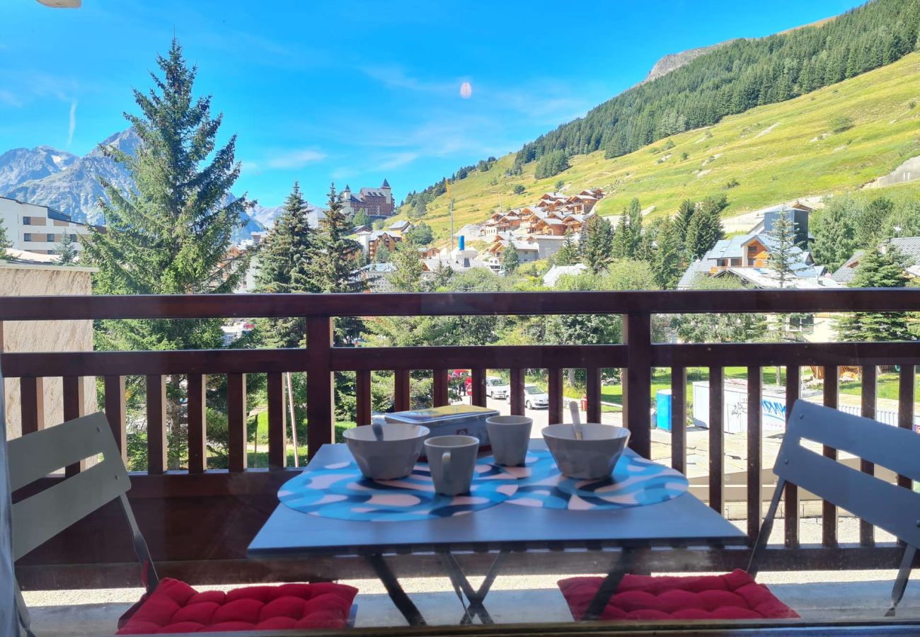 Studio à Les Deux Alpes - Studio rénové 4 pers, balcon, près des pistes