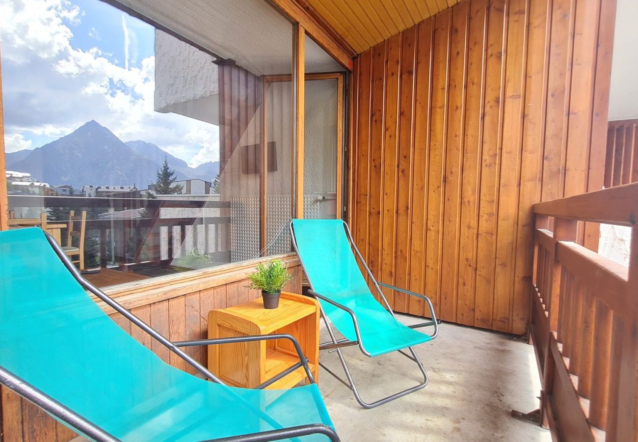 Appartement à Les Deux Alpes - Appt duplex 8 pers, balcon vue montagne