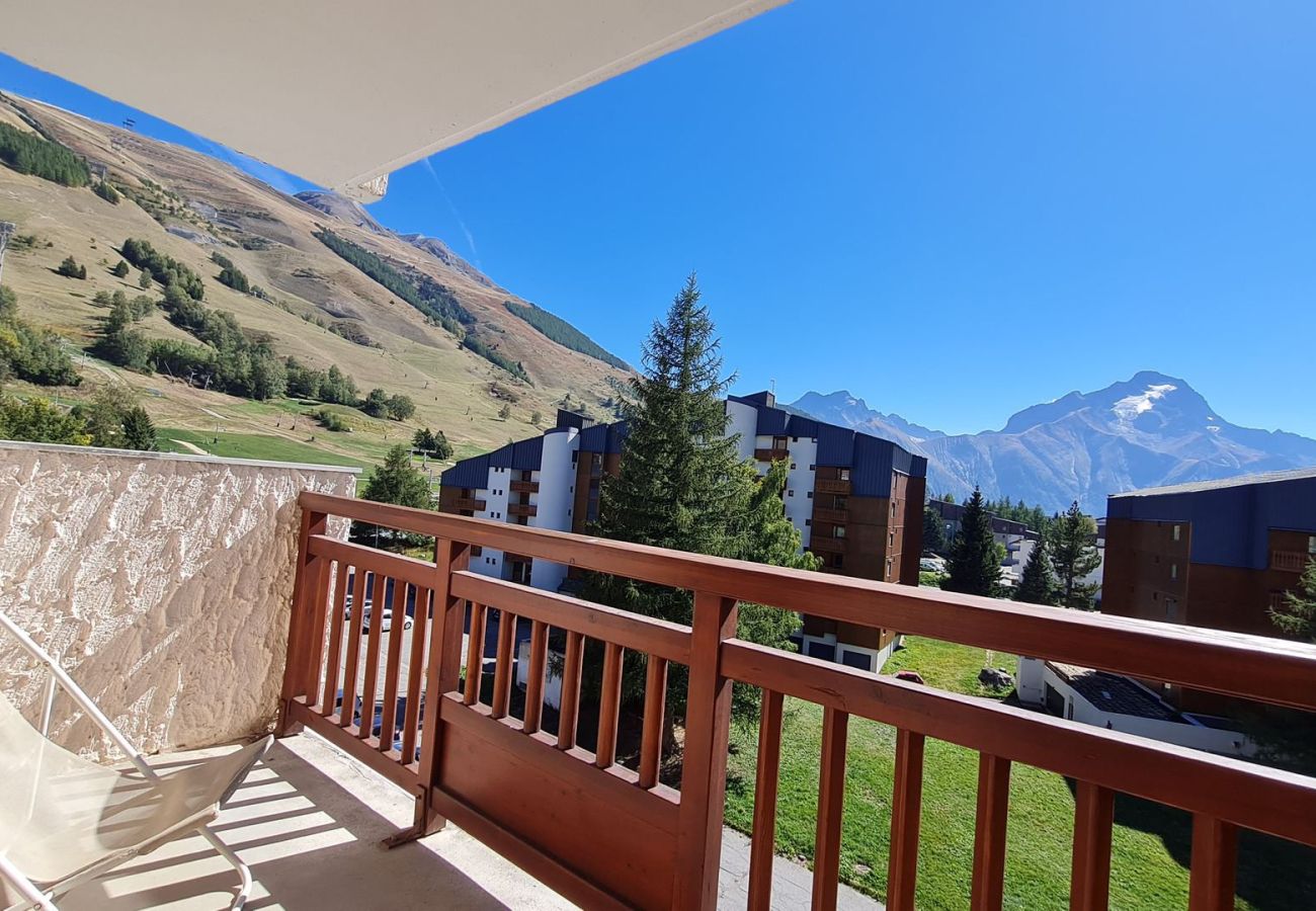 Studio à Les Deux Alpes - Studio lumineux 4 pers, balcon vue montagne