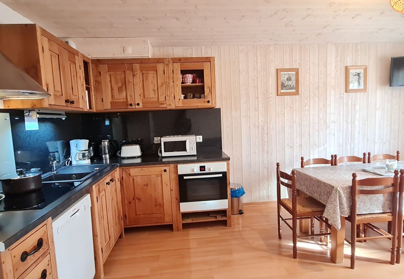 Appartement à Les Deux Alpes - Appt chaleureux 8 pers, télésiège à 100m