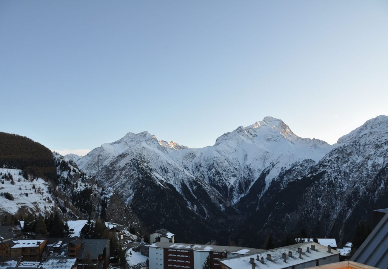 Appartement à Les Deux Alpes - Appt belle vue 4/6 pers, balcon, près des pistes