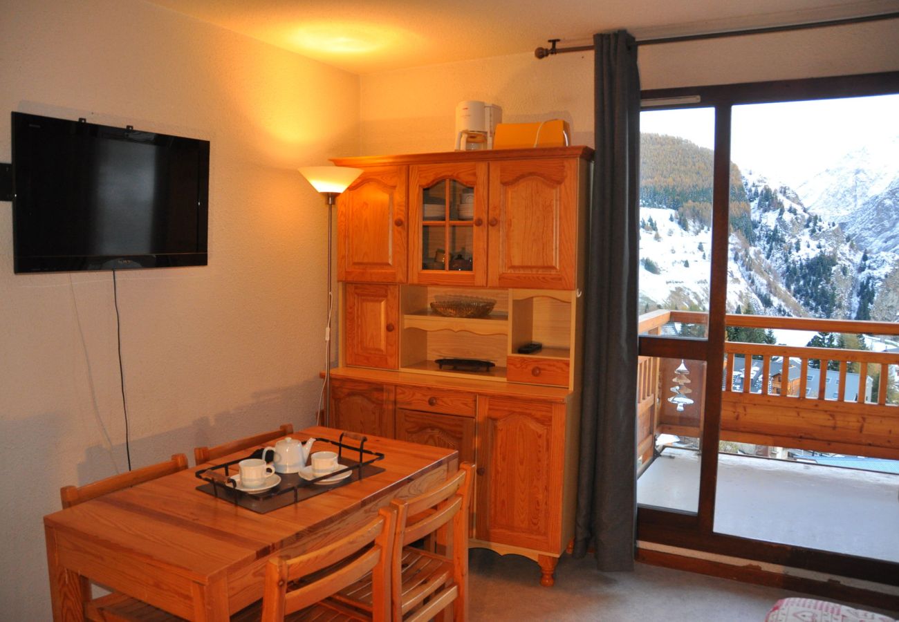 Appartement à Les Deux Alpes - Appt belle vue 4/6 pers, balcon, près des pistes