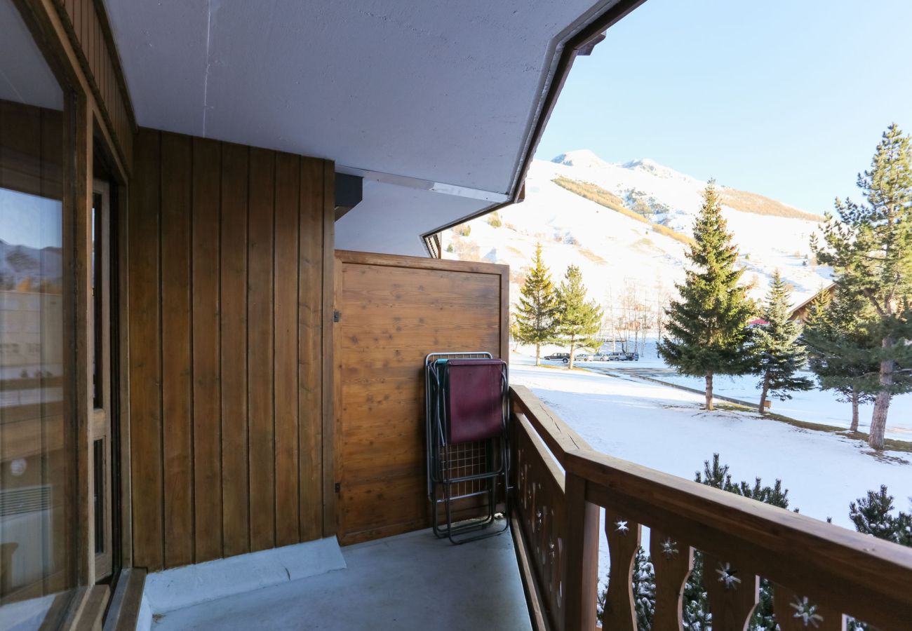 Studio à Les Deux Alpes - Studio 4 pers, balcon vue montagne