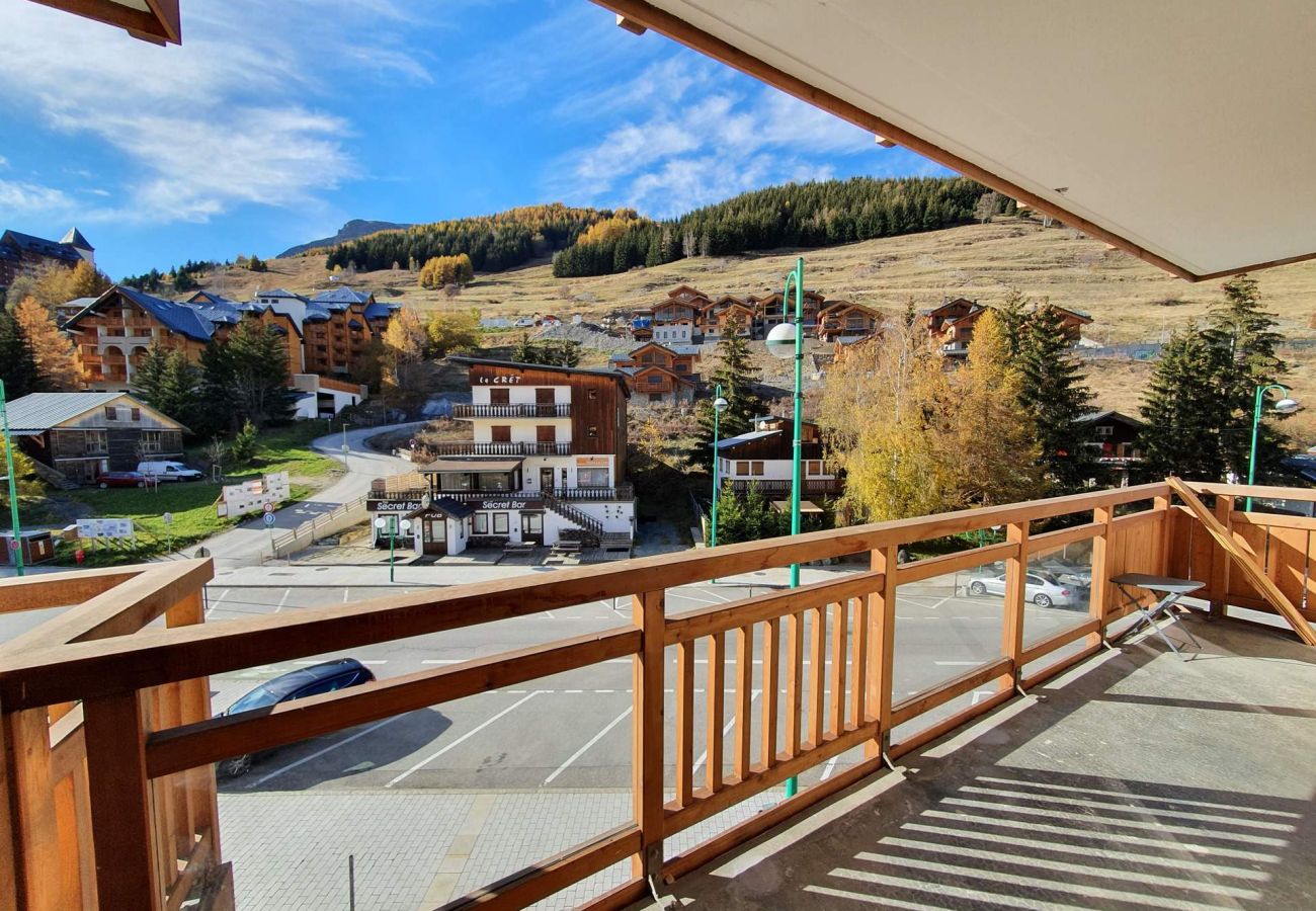 Appartement à Les Deux Alpes - Appt spacieux 8 pers, balcon vue montagne