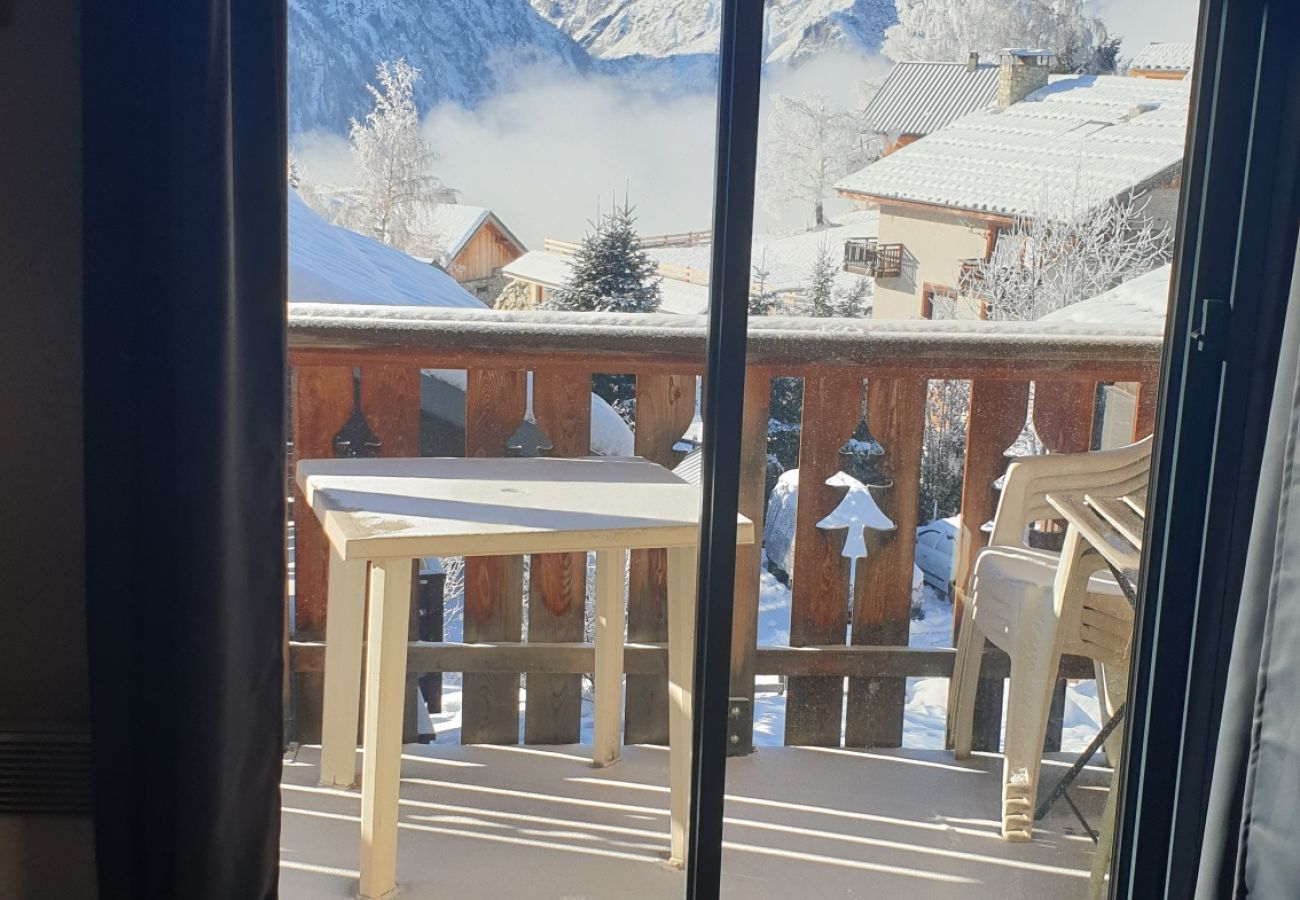 Appartement à Les Deux Alpes - Appt cosy 4 pers, balcon vue montagne