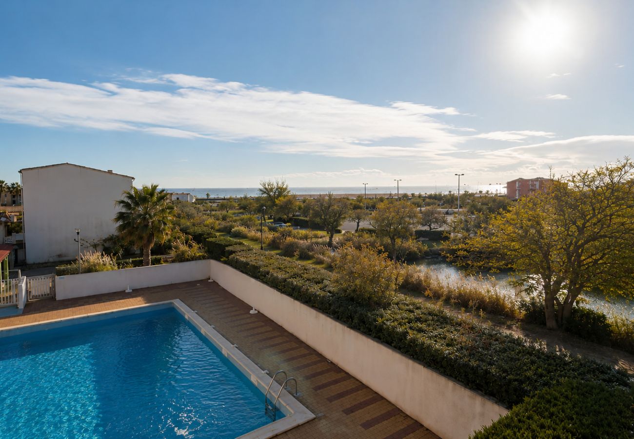 Appartement à Agde - Appartement vue mer, piscine, parking