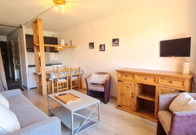 Studio à Les Deux Alpes - Studio 4 pers, balcon vue montagne