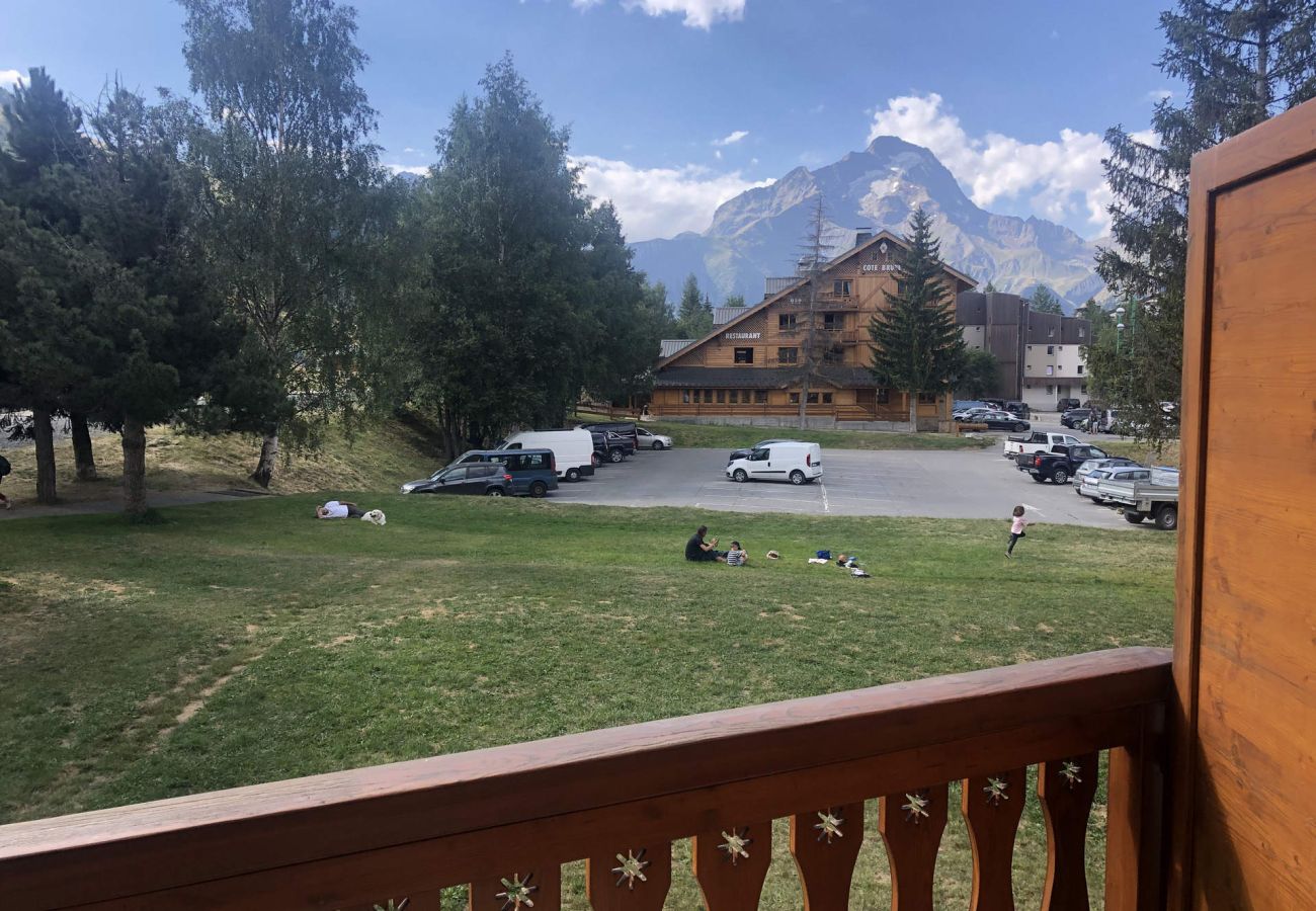 Studio à Les Deux Alpes - Studio 4 pers, balcon vue montagne