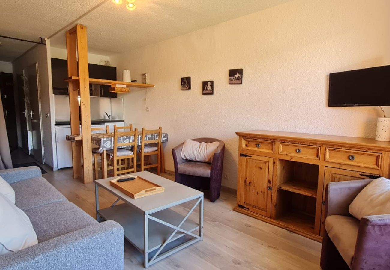 Studio à Les Deux Alpes - Studio 4 pers, balcon vue montagne