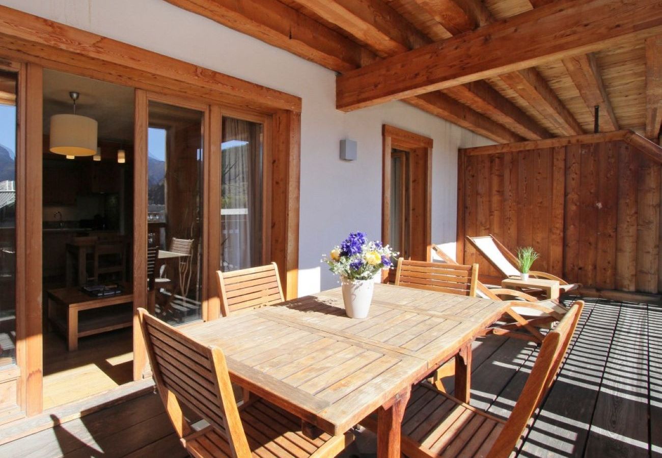 Appartement à Les Deux Alpes - Appt 4/6 pers, grande terrasse vue dégagée