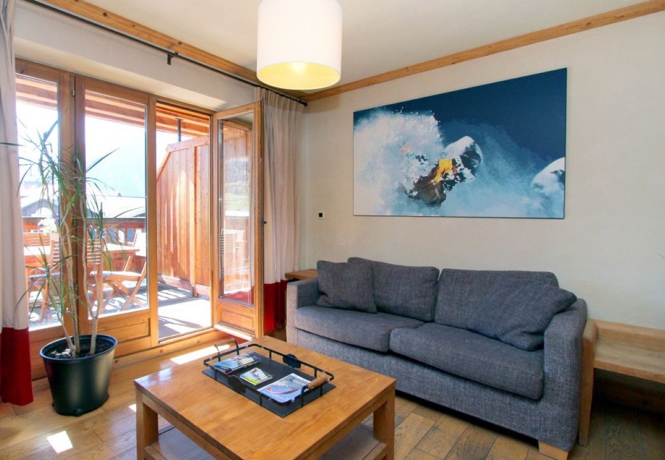 Appartement à Les Deux Alpes - Appt 4/6 pers, grande terrasse vue dégagée